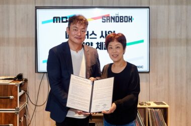 MBC and The Sandbox officials sign partnership | S.Korea TV network partners with metaverse gaming platform The Sandbox | mbc the sandbox, the sandbox metaverse, mbc metaverse