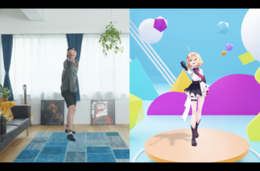 Sony's Mocopi — user with Mocopi moving linked with virtual avatar | Sony launches motion capture wearables for the metaverse | sony, vtuber, metaverse