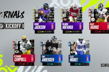 A selection of NFL Rivals NFT player cards. Image: Mythical Games