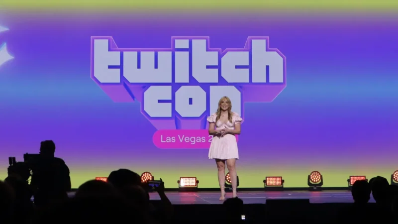 Twitch's Mary Kish onstage at TwitchCon in 2023. Image: Kate Irwin/Decrypt.